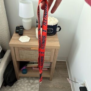 Illinois Red and Blue Lanyard